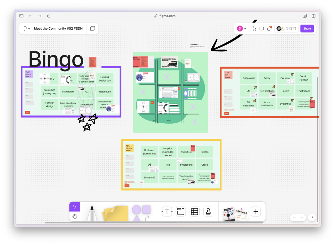 A preview of the game like networking activities