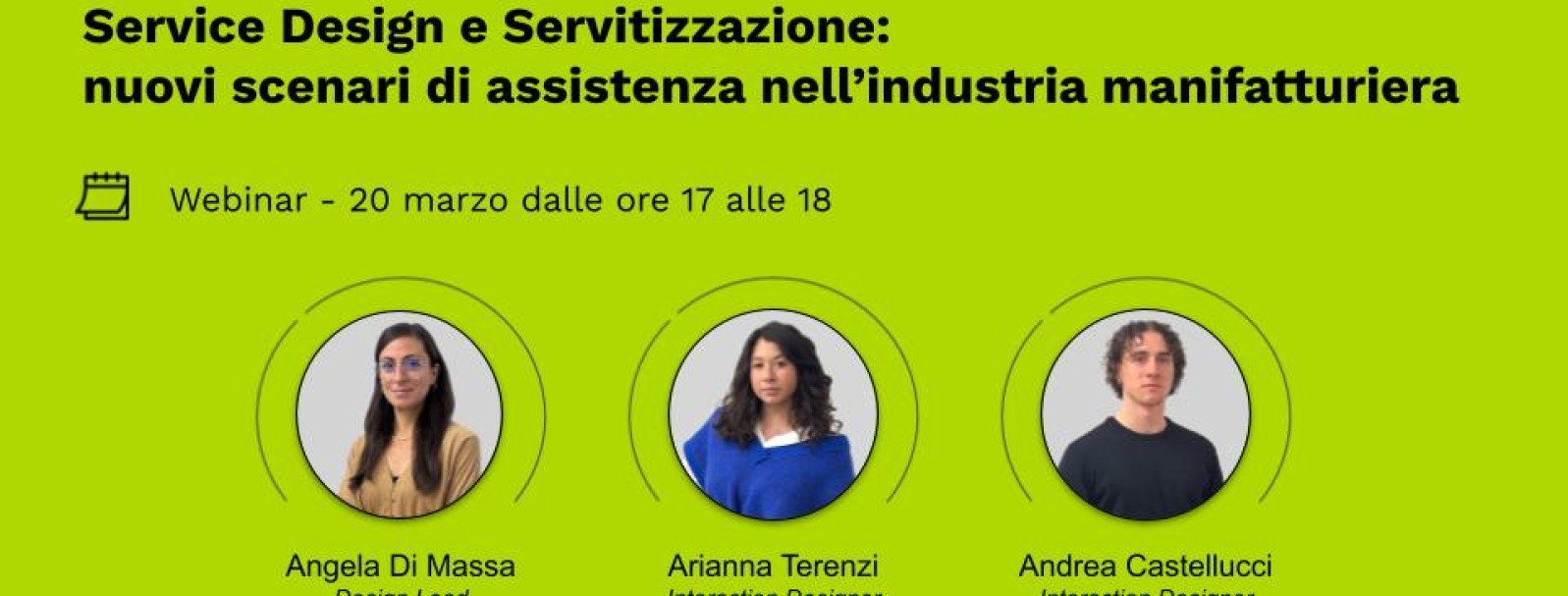Service Design e Servitizzazione: nuovi scenari di assistenza nell’industria manifatturiera