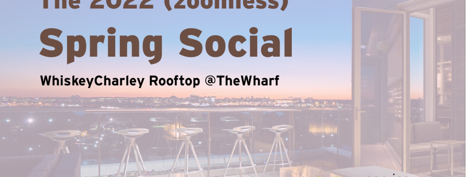 The 2022 (Zoomless) Spring Social: Cherry-blossom edition