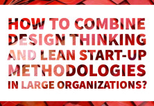How to combine Design Thinking and Lean Start-Up methodologies in large organizations?