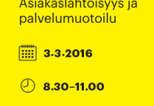 Asiakaslähtöisyys ja palvelumuotoilu: Design Forum Talk