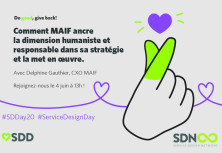 [Service Design Day] "Do good, give back" avec Delphine Gauthier, CXO MAIF