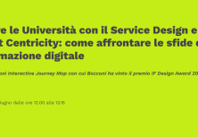 Innovare le Università con il Service Design e la Student Centricity: come affrontare le sfide della trasformazione digitale