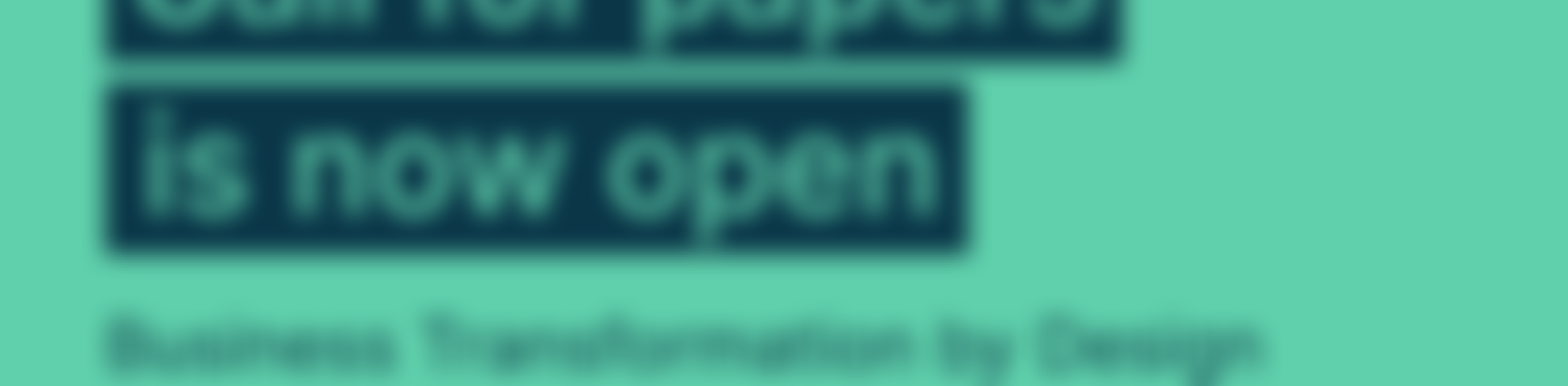 Call for papers deadline extended: Touchpoint Vol 16 No 3