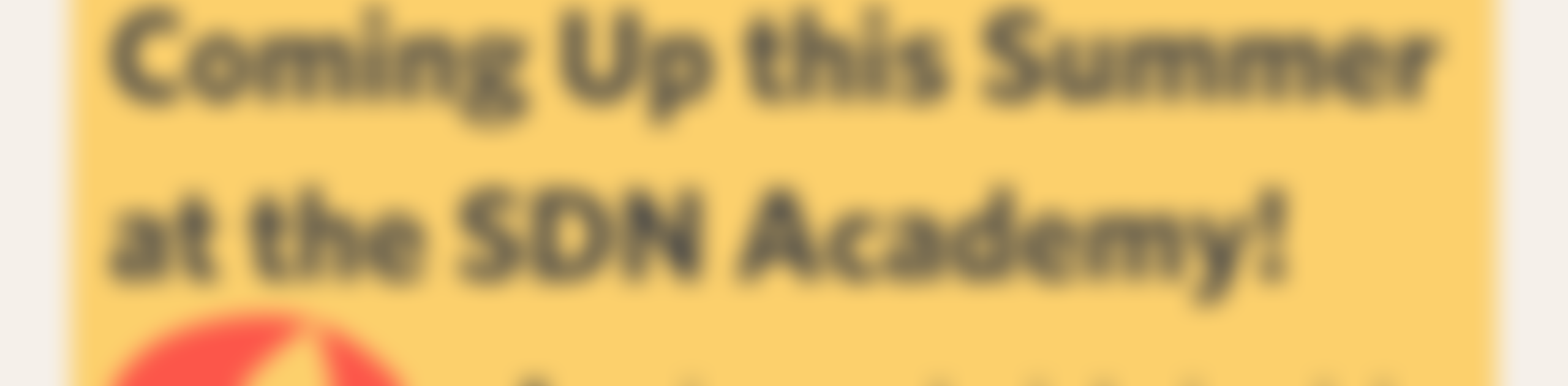 Time to level up your skills with our SDN Academy courses this summer!