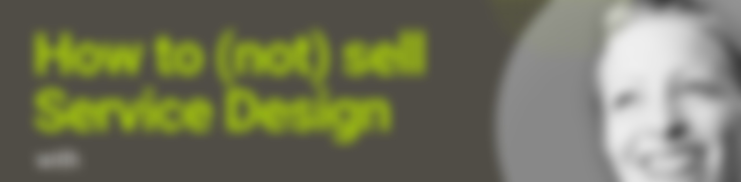 Highlights from the webinar "How to (not) sell Service Design" with Isabell Fringer