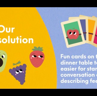 Team Dinner Dives - fun cards to promote conversations -- 