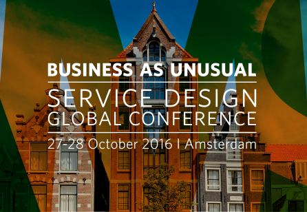 Service Design Global Conference 2016 Amsterdam