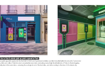 Experience model for the network of robotic click-and-collect drives