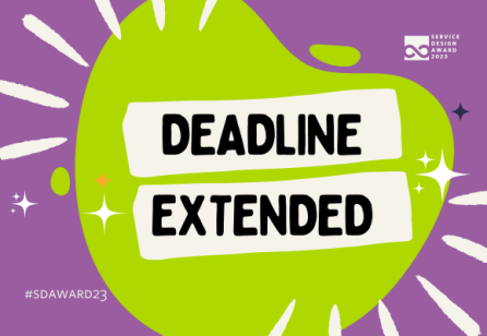 Service Design Award 2023 - Deadline Extended