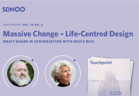 Massive Change – Life-Centred Design | Birgit Mager in conversation with Bruce Mau