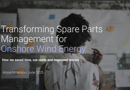 Transforming Spare Parts Management for Onshore Wind Energy