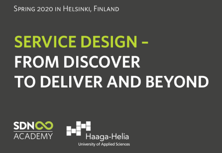 SERVICE DESIGN – FROM DISCOVER TO DELIVER AND BEYOND