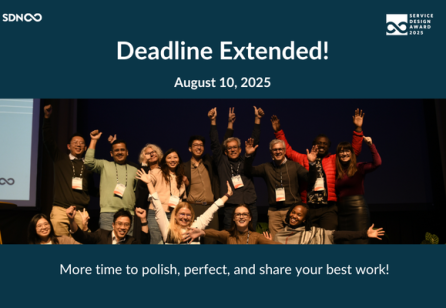 Service Design Award: Deadline Extension