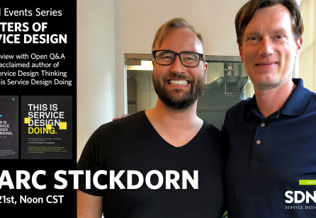 Masters of Service Design: Marc Stickdorn - Live Interview and Open Q&A!