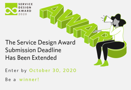 The Service Design Award Submission Deadline Has Been Extended
