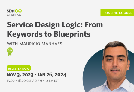 SDN Academy | Service Design Logic: From Keywords to Blueprints