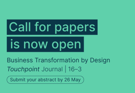 Call for papers deadline extended: Touchpoint Vol 16 No 3