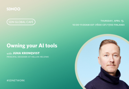 SDN Global Café - Owning your AI tools with Juha Kronqvist (April 13, 2023)