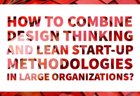 How to combine Design Thinking and Lean Start-Up methodologies in large organizations?
