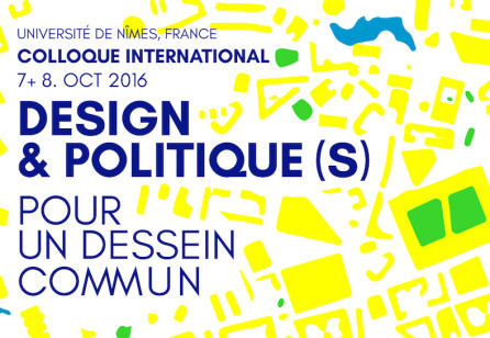 Colloque international « Design et Politique(s) : pour un dessein commun »