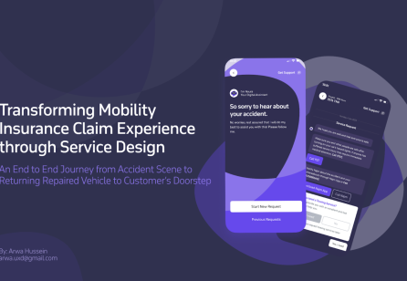 Transforming a Mobility Insurance Claim Experience through Service Design