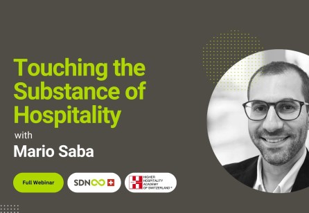 Highlights from the webinar "Touching the Substance of Hospitality through Information Systems" with Mario Saba