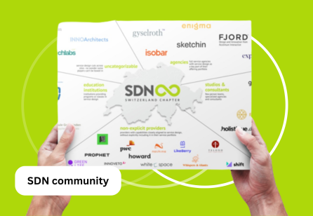 Service Design map of Switzerland