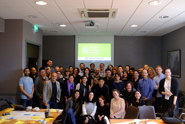 Chapter representatives at SDGC18 in Dublin