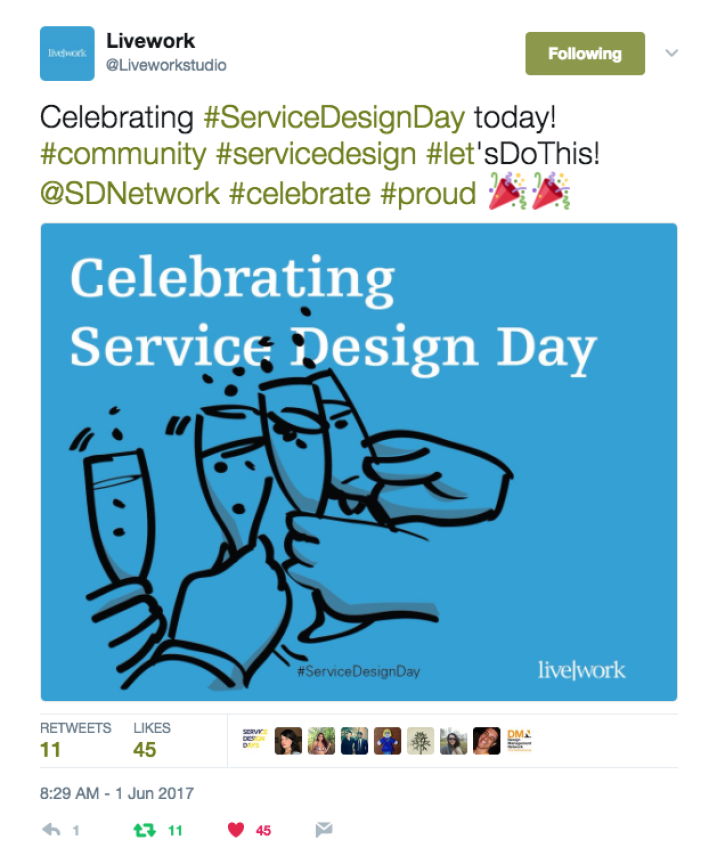 Being loud and proud about service design